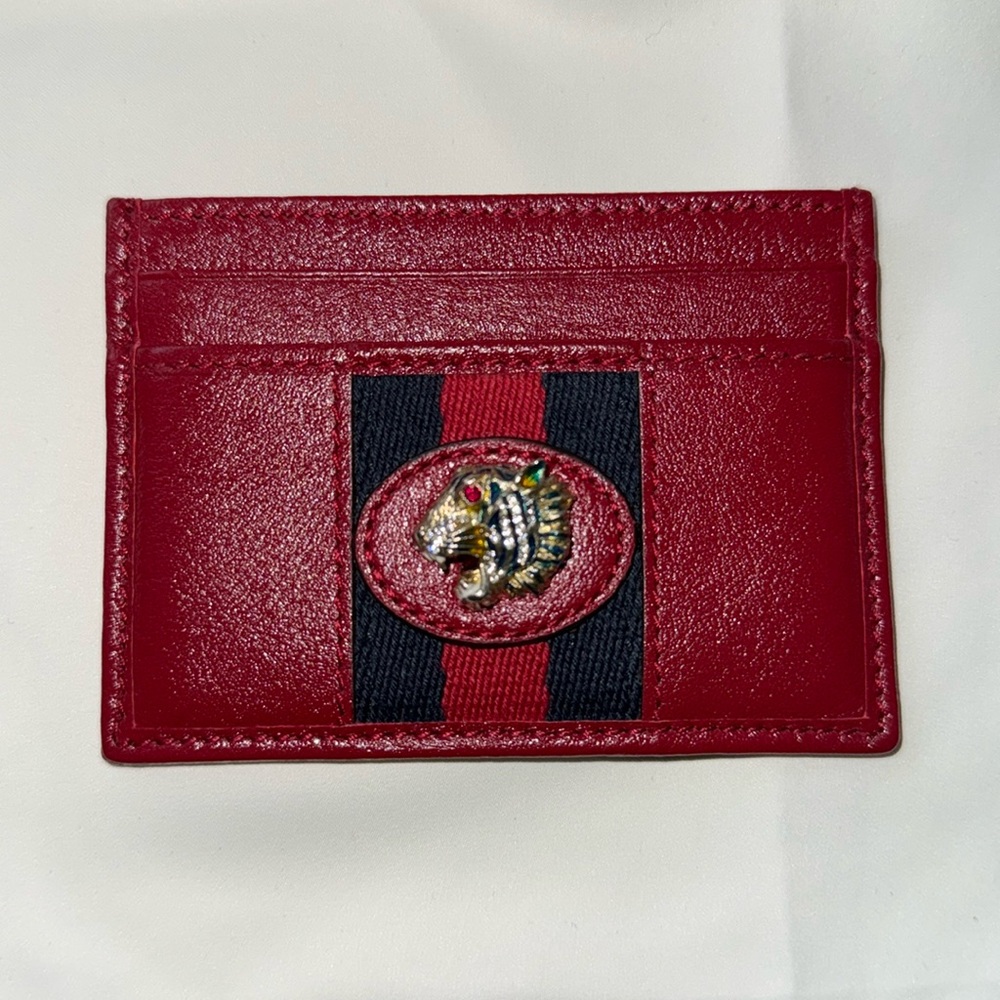 Gucci Rajah Card Holder-573796-Authentic-EUC